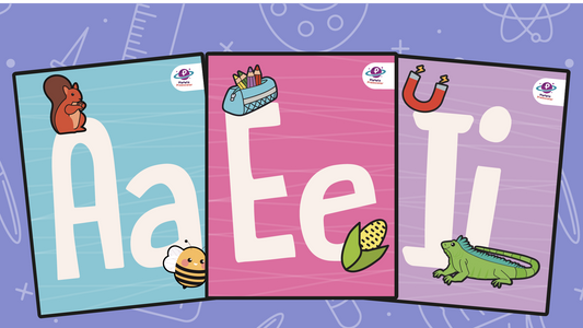 Vocales-Temática Colores