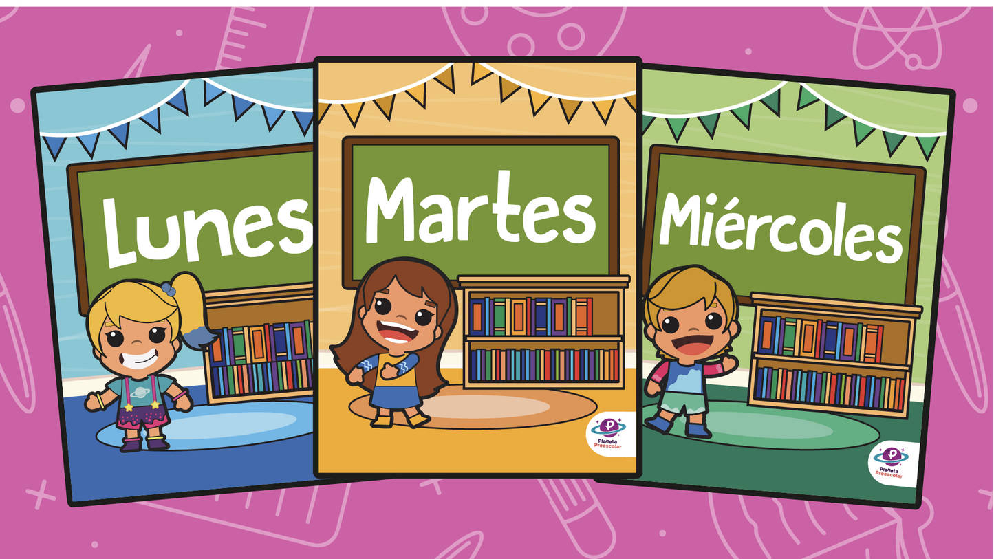 Láminas Días de la semana