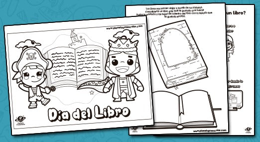 Hojas de trabajo Día del libro