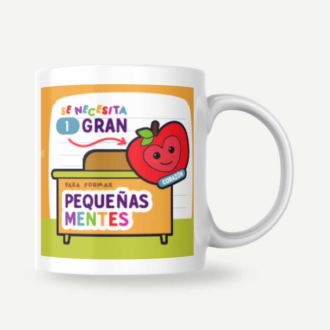 Taza Corazón de Educadora