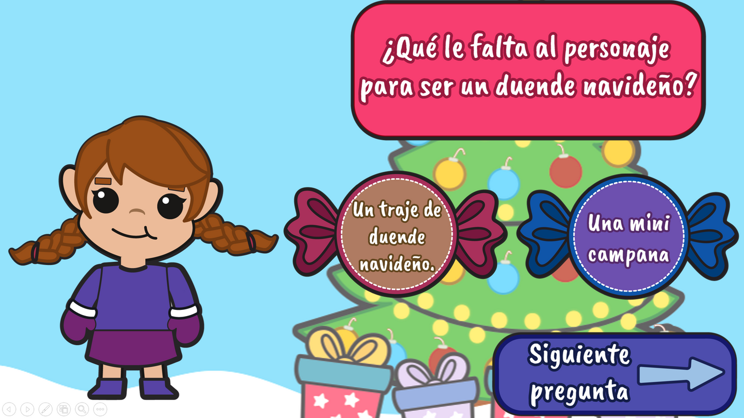 Completa el personaje de navidad