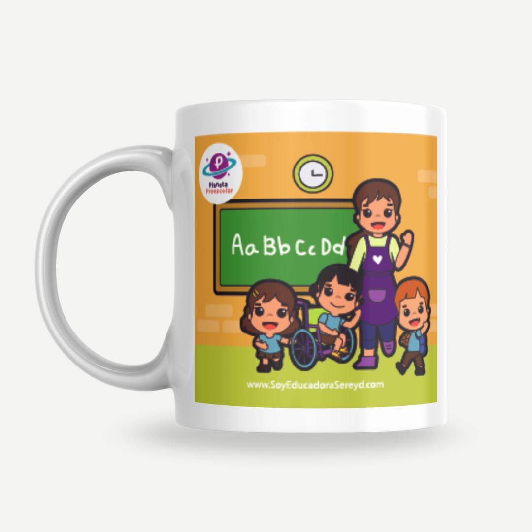 Taza Corazón de Educadora