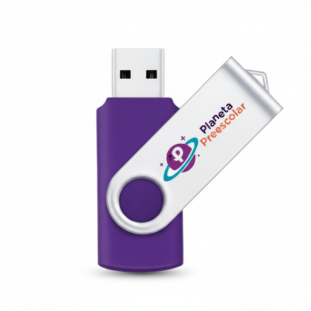 Memoria USB con materiales Educativos