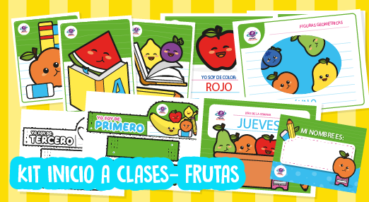 Kit de Inicio a Clases - frutas