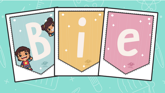 Letrero Bienvenida-Colores