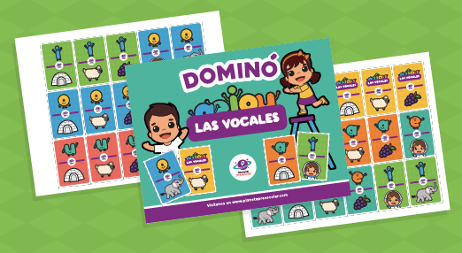 ¡Domina las Vocales con Diversión! (Juego de Dominó)