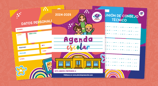 Agenda Escolar Preescolar 2024- 2025