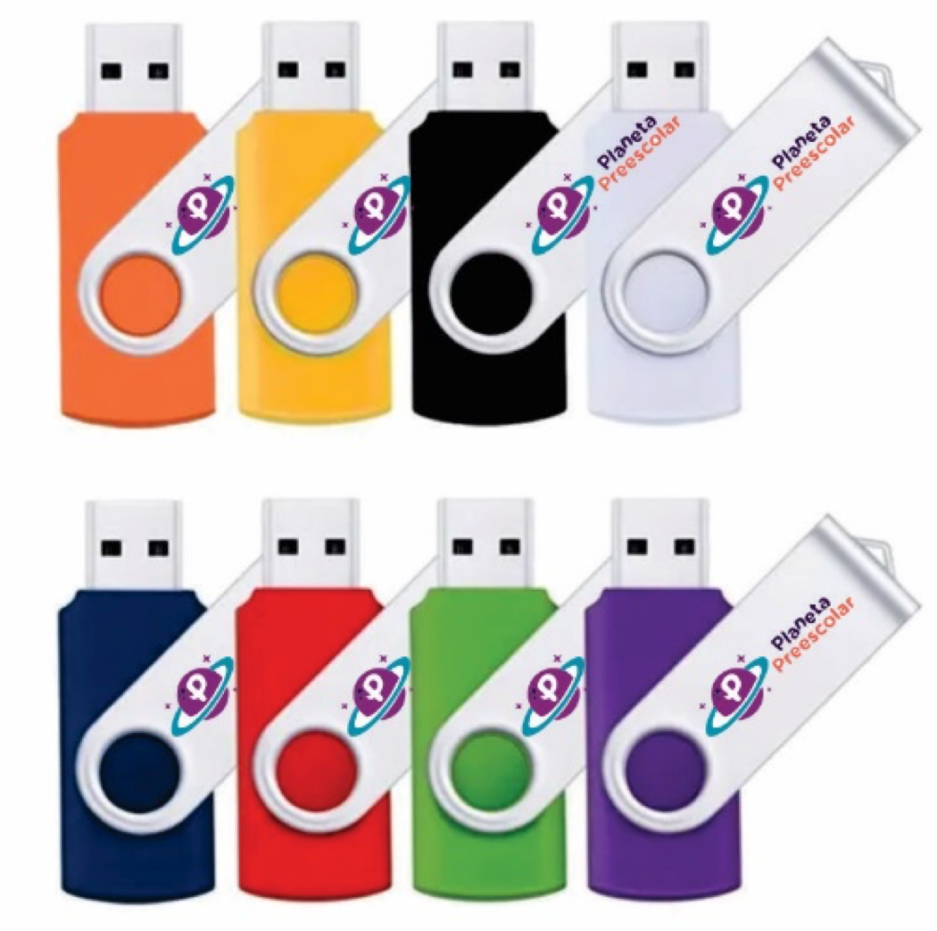 Memoria USB con materiales Educativos