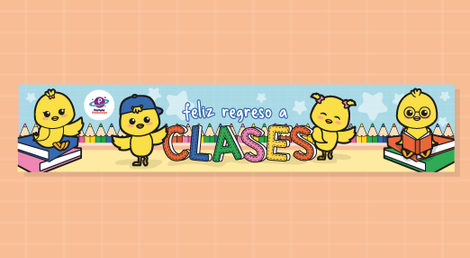 Cartel de Bienvenida Pollitos