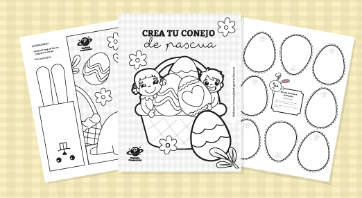 Crea tu conejo de Pascua