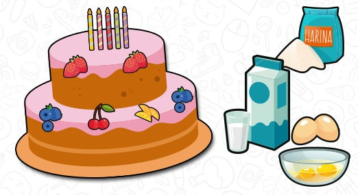 Preparando un pastel