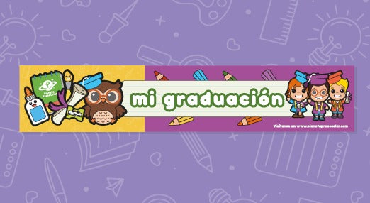 Cartel para decorar tu aula "Mi Graduación"