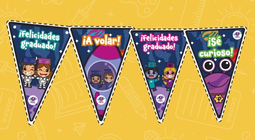 ¡Celebremos el Fin de una Etapa con Banderines de Graduación!